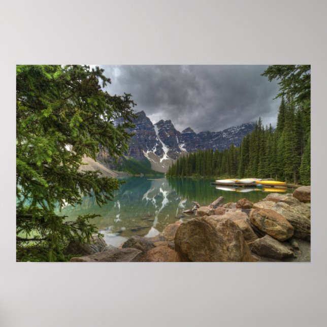 Poster Lac Moraine (Devant)