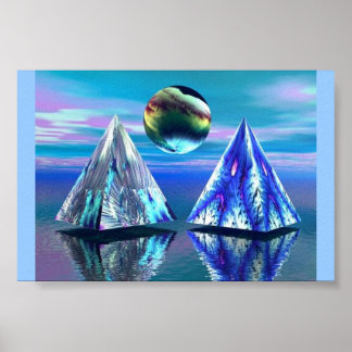 Poster Lac Pyramid double