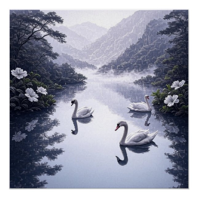 Poster Lac Sérénité (Devant)