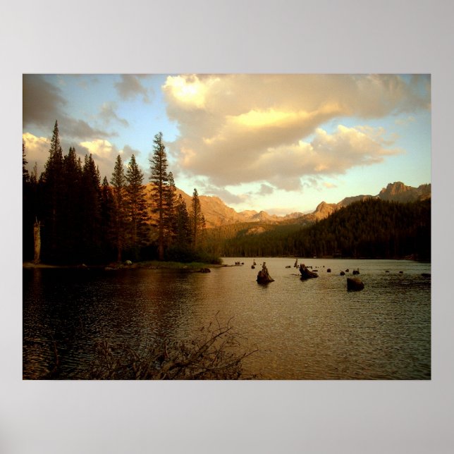 Poster Lac Sunset (Devant)
