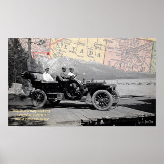 Poster Lac Tahoe 1908