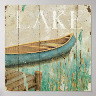Poster Lac vintage