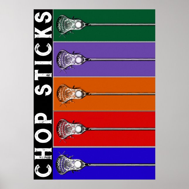 Poster Lacrosse Créatif (Devant)
