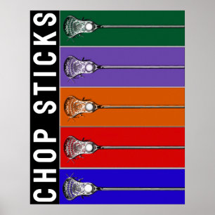 Poster Lacrosse Créatif