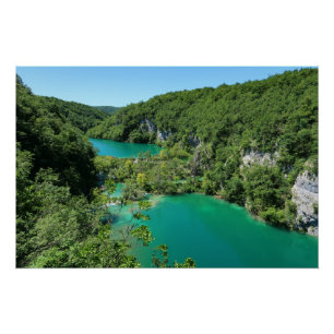 Poster Lacs de Plitvice Croatie
