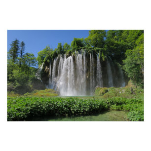 Poster Lacs de Plitvice Croatie