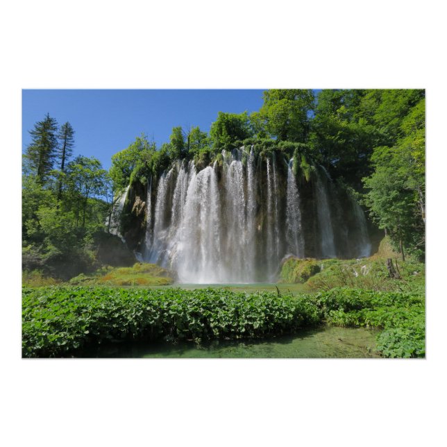 Poster Lacs de Plitvice Croatie (Devant)