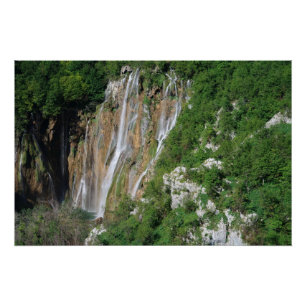 Poster Lacs de Plitvice Croatie