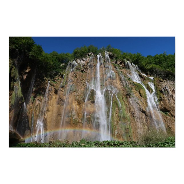 Poster Lacs de Plitvice Croatie (Devant)