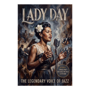 Poster Lady Day, Billie Holiday