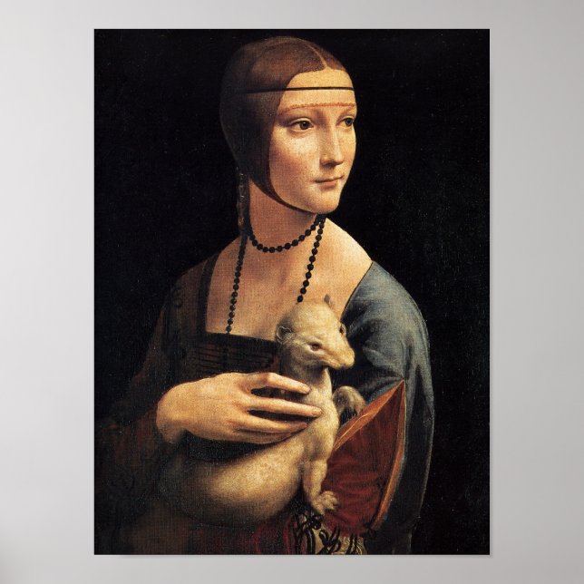 Poster Lady et Ermine (Devant)