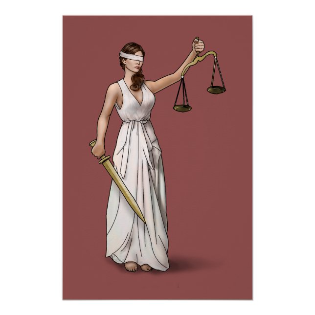 Poster Lady Justice - Marsala (Devant)