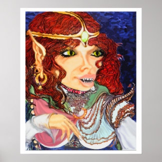 Poster Lady Purrcyla Purrkins