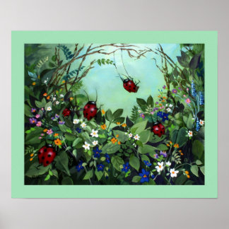 Poster Ladybugs At Play