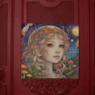 Poster L'affiche brillante de la reine de la Féerie