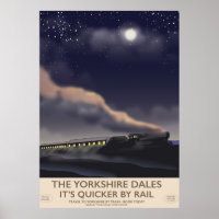 L'affiche de la Yorkshire Dales Railway
