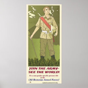 Poster l'affiche de l'armée