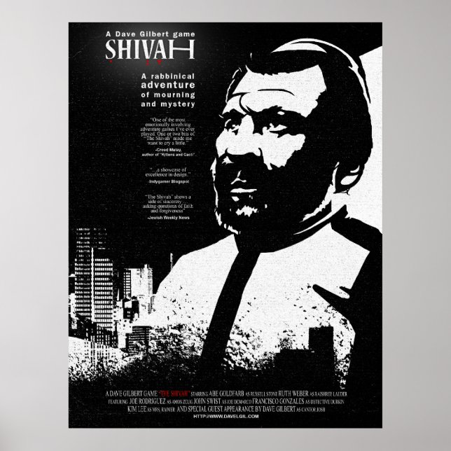 Poster L'affiche de Shivah (Devant)