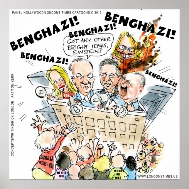 Poster L'affiche drôle de The Benghazi Shuffle (Devant)