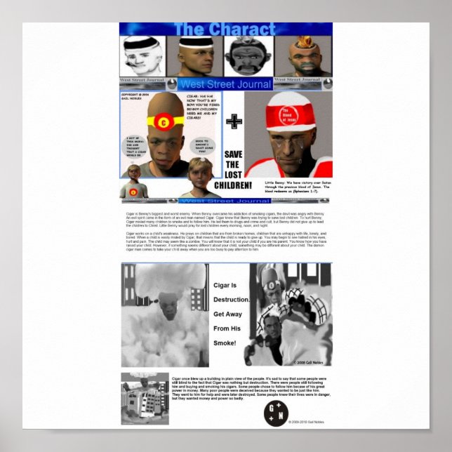 Poster L'affiche du Charact (Devant)