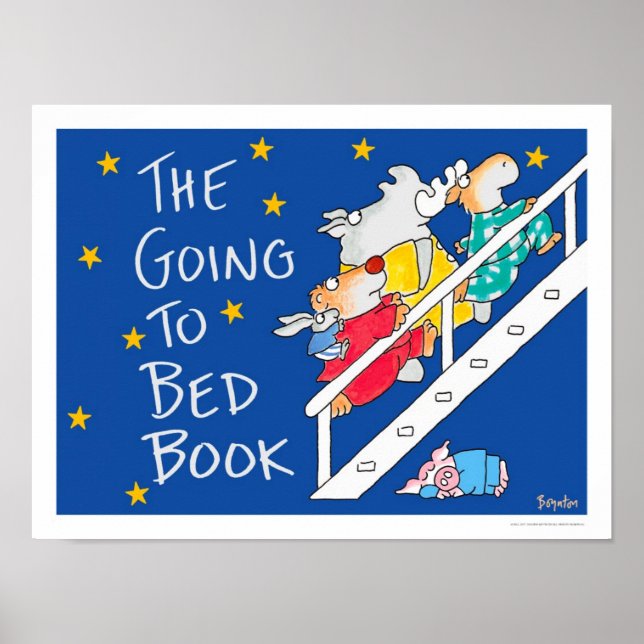 Poster L'affiche du LIVRE GOING TO BED par Sandra Boynton (Devant)