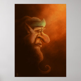 Poster l'affiche solitaire du gnome