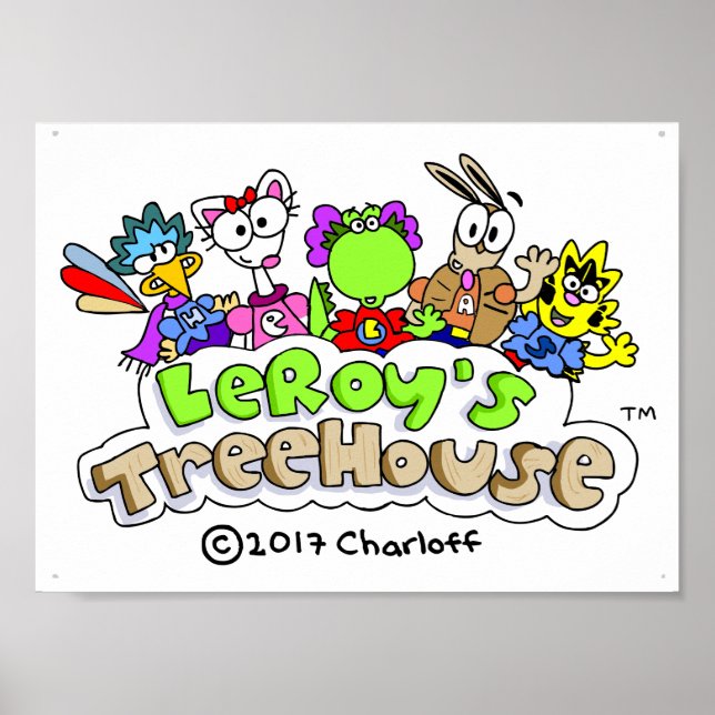 Poster L'affiche Treehouse du Roy (Devant)