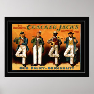 Poster L'affiche vintage des Four Jacks