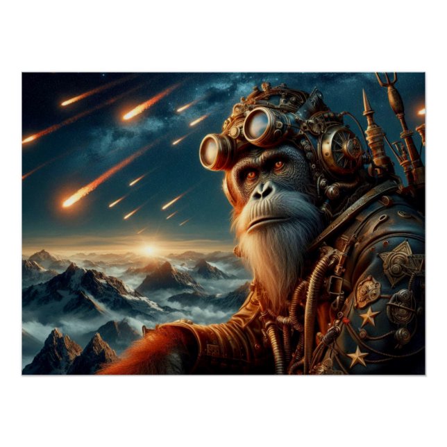 POSTER L'ÂGE DE L'ACIER-ORANGUTAN 4 (Devant)