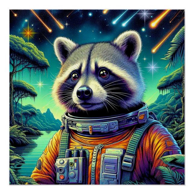 POSTER L'ÂGE DU RACCOON ACIER-NORD 2 (Devant)