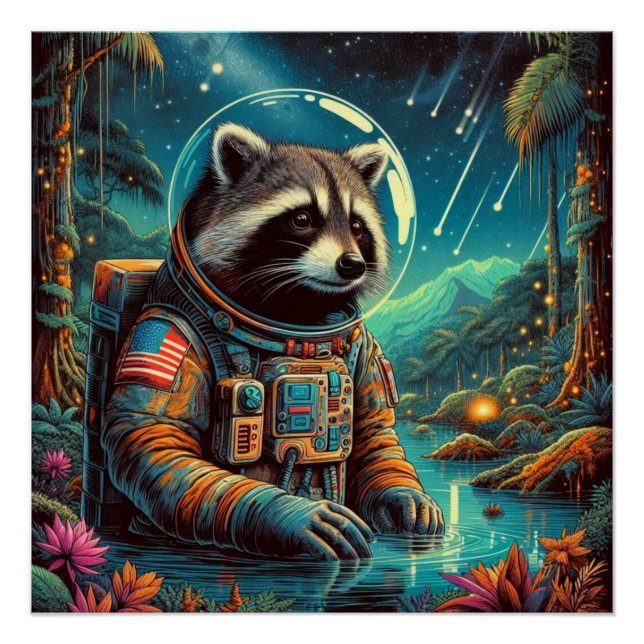 POSTER L'ÂGE DU RACCOON ACIER-NORD 6 (Devant)