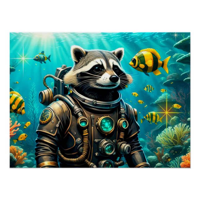 POSTER L'ÂGE DU RACCOON D'ACIER 5 (Devant)