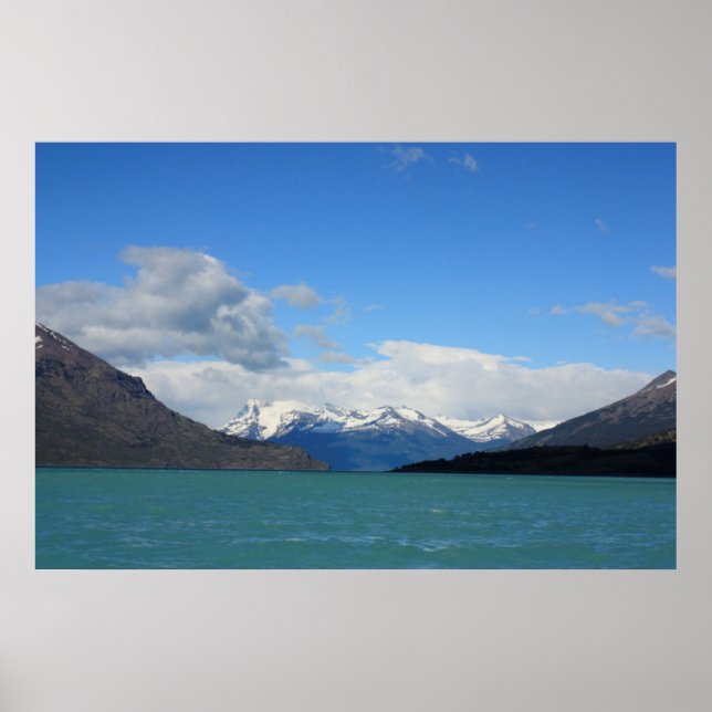 Poster Lago Argentino (Devant)
