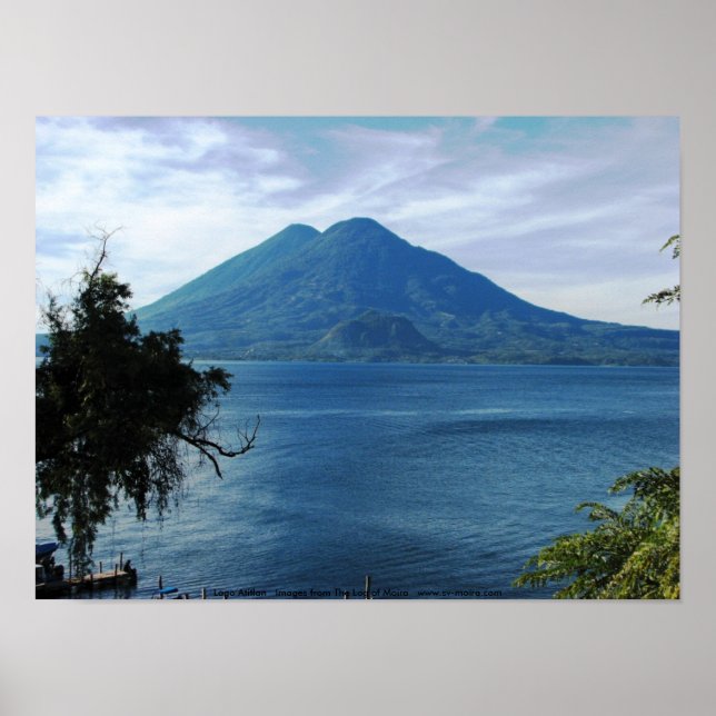 Poster Lago Atitlan (Devant)