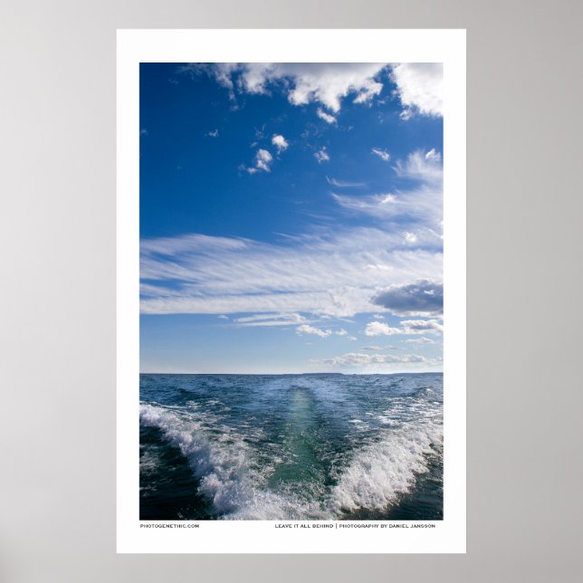Poster Laisse tout derrière (Devant)