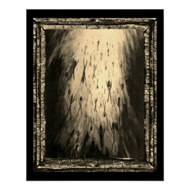 Poster Laisser L'Obscurité Entrer Dans La Lumière (Devant)