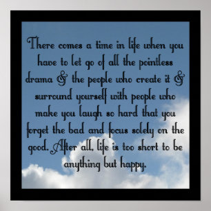 Poster Laisser tomber le drame