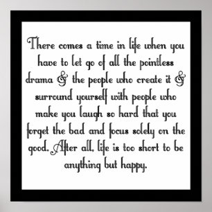 Poster Laisser tomber le drame