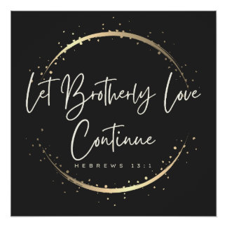 Poster Laissez Frère Amour Continuer