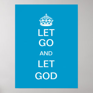Poster Laissons Dieu aller