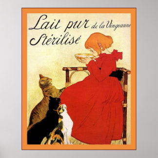 Poster Lait Pur de la Vingeanne Stérilisé