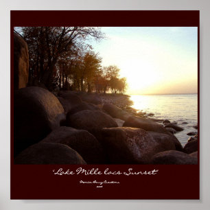Poster "Lake Mille lacs Sunset"