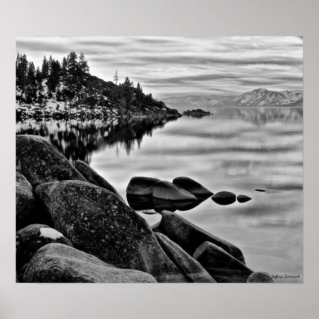 Poster Lake Tahoe North (Devant)