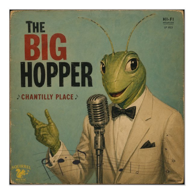 Poster L'album de The Big Hopper : une parodie (Devant)