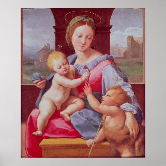 Poster L'Aldobrandini Madonna (Devant)