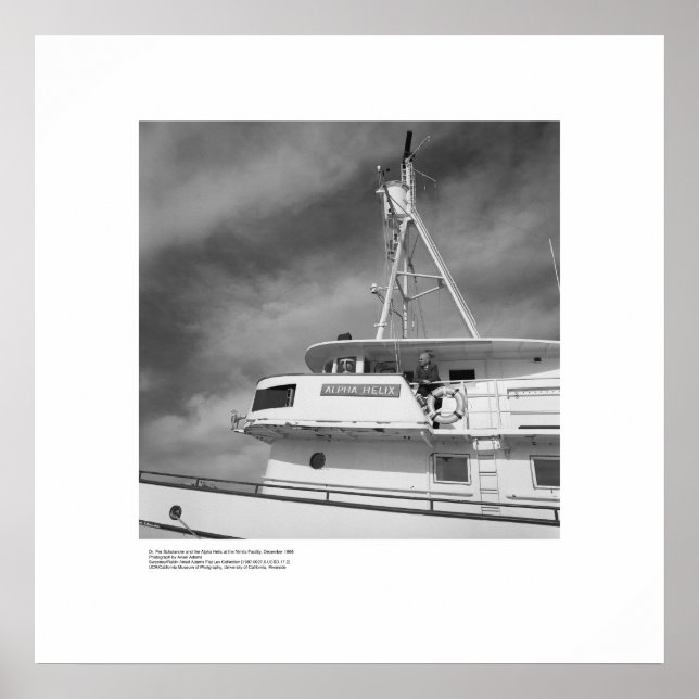 Poster L'Alpha Helix, décembre 1966, par Ansel Adams (Devant)