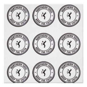 Poster L'âme du nord gardent les slogans et le danseur de