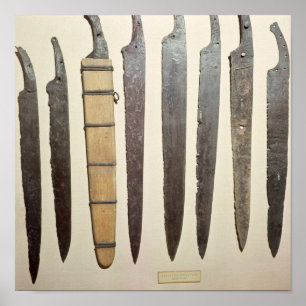Poster Lames en fer vidé pour épées