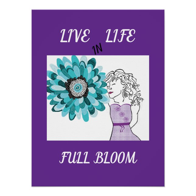 Poster L'amour des fleurs (Devant)