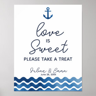Poster L'amour est doux, moderne, mariage/signe de fête